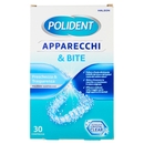 Polident Apparecchi & Bite, Pulitore per Protesi Dentale, Apparecchi, Allineatori, Bite 30 compresse